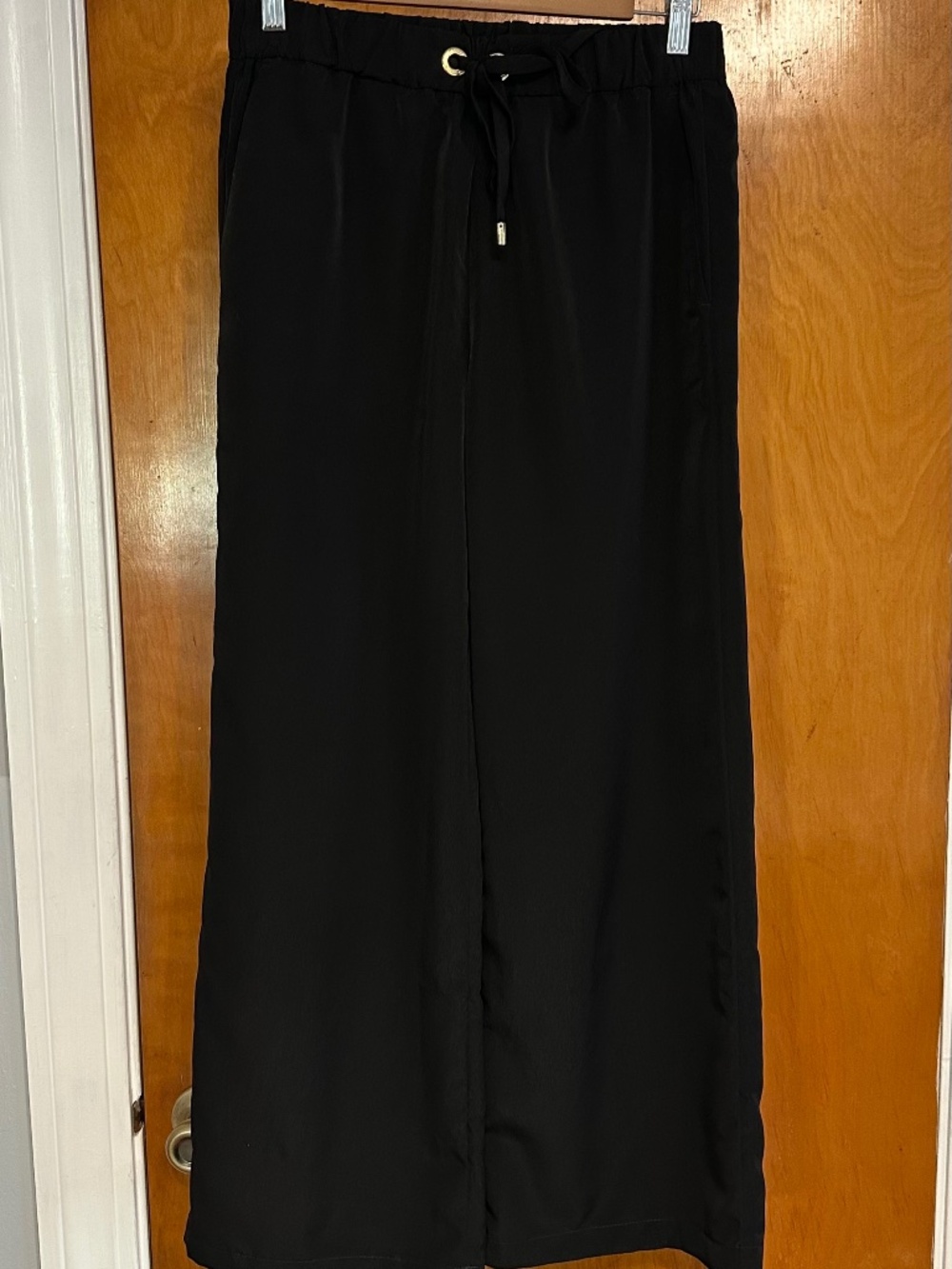 Michael Kors black wide leg pants